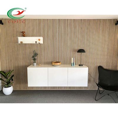 Mildewproof рифлить деревянные акустические панели огораживает стабилизированное Multiscene
