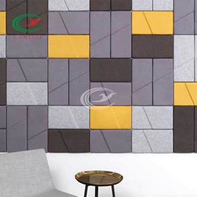 Multicolor акустические плитки декоративные для звукоизоляции нетоксической