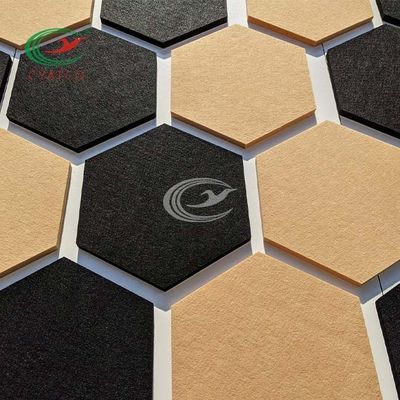 Изоляция жары Eco акустических панелей шестиугольника кино крытая дружелюбная