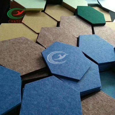 Изоляция жары Eco акустических панелей шестиугольника кино крытая дружелюбная