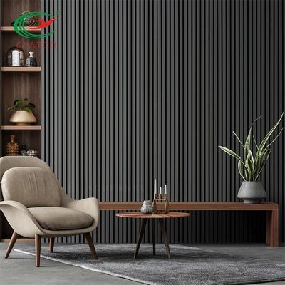 Предкрылки стены грецкого ореха MDF звукоизоляционные, панели непахучего декоративного предкрылка деревянные