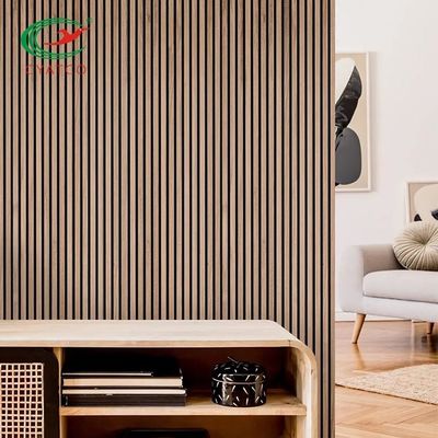 Тимберс 600x1200mm стены предкрылка квартиры по вертикали деревянный звукопоглотительное