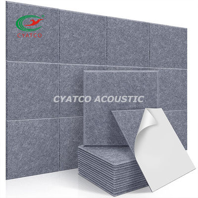CYATCO 12 &quot;X 12&quot; квадратные волокна стенные панели звукозащитные пеновые панели легко разрезать размер